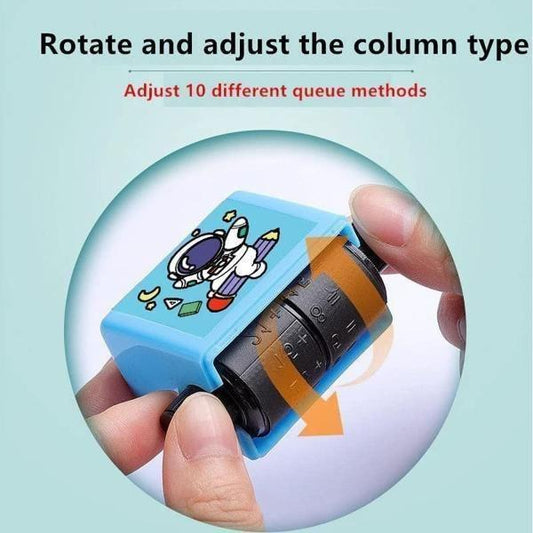 Birud Addition Stamps for Kids, Roller Design Teaching Stamp,Math Stamps Practice Tools - Gifts4All