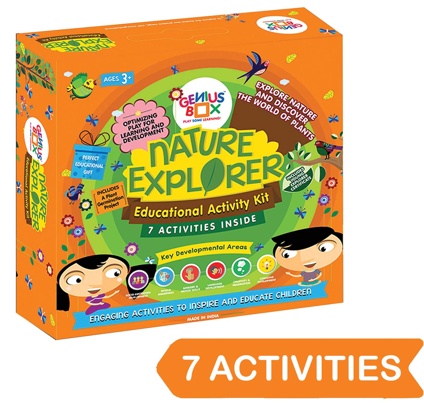 Genius Box - Play Some Learning Activity Kit For 3+ Year Age: Nature Explorer Diy, Educational Toy, Learning Kit, Educational Kit, Stem Toy - Gifts4All
