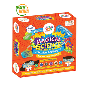 Genius Box - Play some Learning 3 in 1 Activity S.T.E.M Learning Kit for Children Age 7+ : Magical Science Activity Kit - Gifts4All