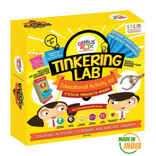 Genius Box - Play some Learning Educational Toy for 8+ Year Age: Tinkering Lab DIY, Activity Kit, Experiment, Learning Kit, Educational Kit, STEM Toy - Gifts4All