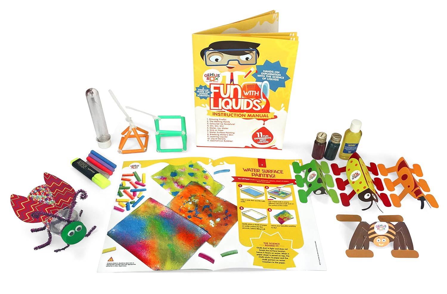 Genius Box Educational Toy for 5 Years and Up: Ultimate Science Lab DIY, Activity Kit, Learning Kit, Educational Kit, STEM Toy 100 Activity Kit - Gifts4All