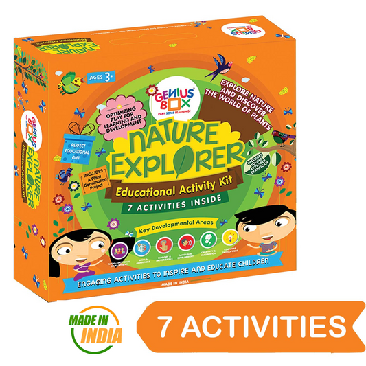 Genius Box - Play Some Learning Activity Kit For 3+ Year Age: Nature Explorer Diy, Educational Toy, Learning Kit, Educational Kit, Stem Toy - Gifts4All