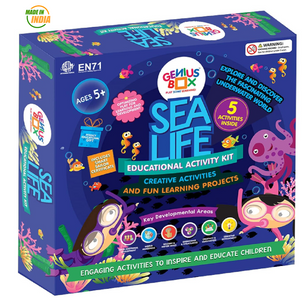 Genius Box - Play some Learning Educational Toy for 5+ Year Age: Sea Life DIY,Activity Kit, Learning Kit, Educational Kit, STEM Toy - Gifts4All