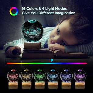 3D Crystal Lamp Ball(Assorted Design) - Gifts4All