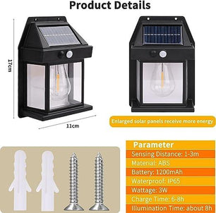 Solar Light Outdoor Wall Light - Gifts4All