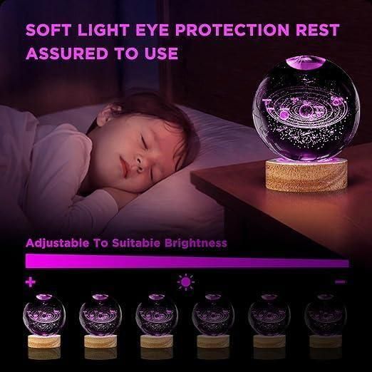 3D Crystal Lamp Ball(Assorted Design) - Gifts4All