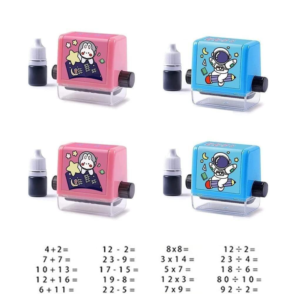 Birud Addition Stamps for Kids, Roller Design Teaching Stamp,Math Stamps Practice Tools - Gifts4All