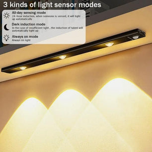 LED PIR Motion Sensor Cabinet  With USB Rechargeble - Gifts4All