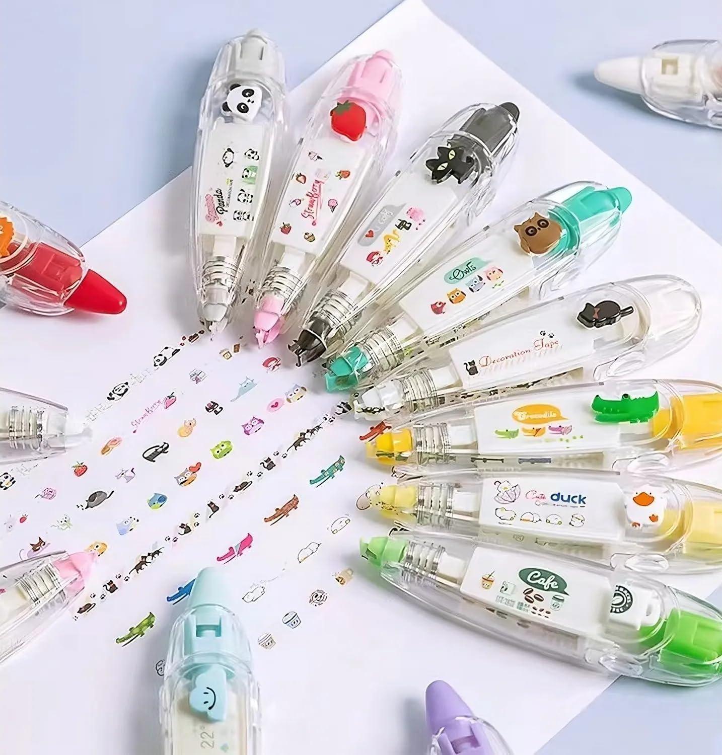 Decoration Tape Cute Novelty Sticker Pen Machine Pack of 2 - Gifts4All