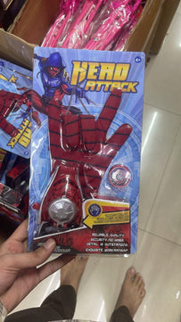 Spiderman Launcher Toy with Spiderman Gloves - Gifts4All