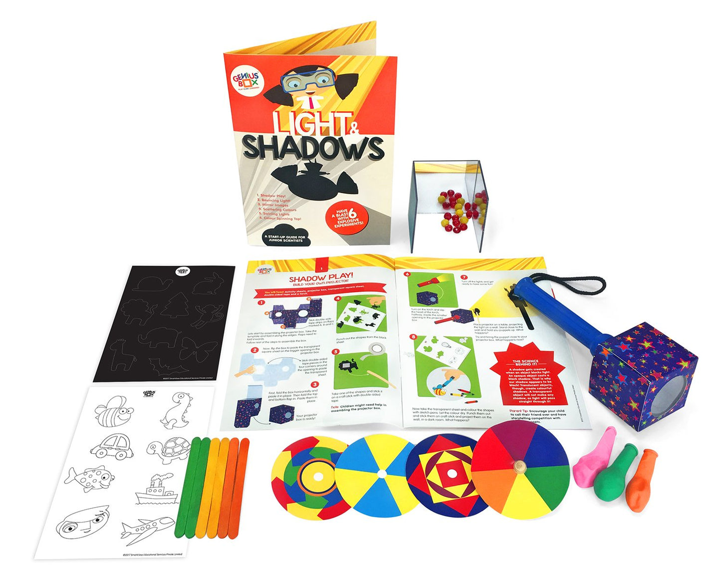 Genius Box Educational Toy for 5 Years and Up: Ultimate Science Lab DIY, Activity Kit, Learning Kit, Educational Kit, STEM Toy 100 Activity Kit - Gifts4All