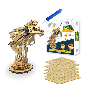 Genius Box - Play some Learning Ballista Launcher Diy Stem Educational Toy & Construction Based Fun Activity Game For Kids, Science Experiment Kit 8 To 14, Best Gift, Activity Kit For Kids - Gifts4All