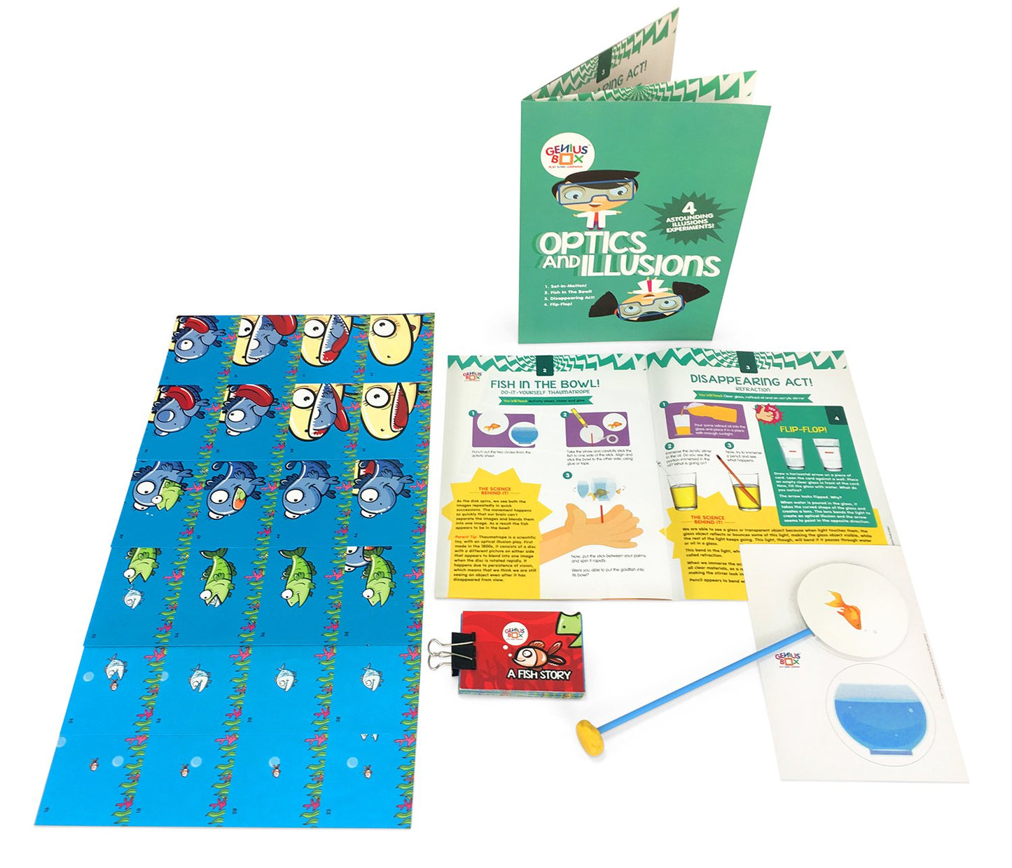 Genius Box Educational Toy for 5 Years and Up: Ultimate Science Lab DIY, Activity Kit, Learning Kit, Educational Kit, STEM Toy 100 Activity Kit - Gifts4All