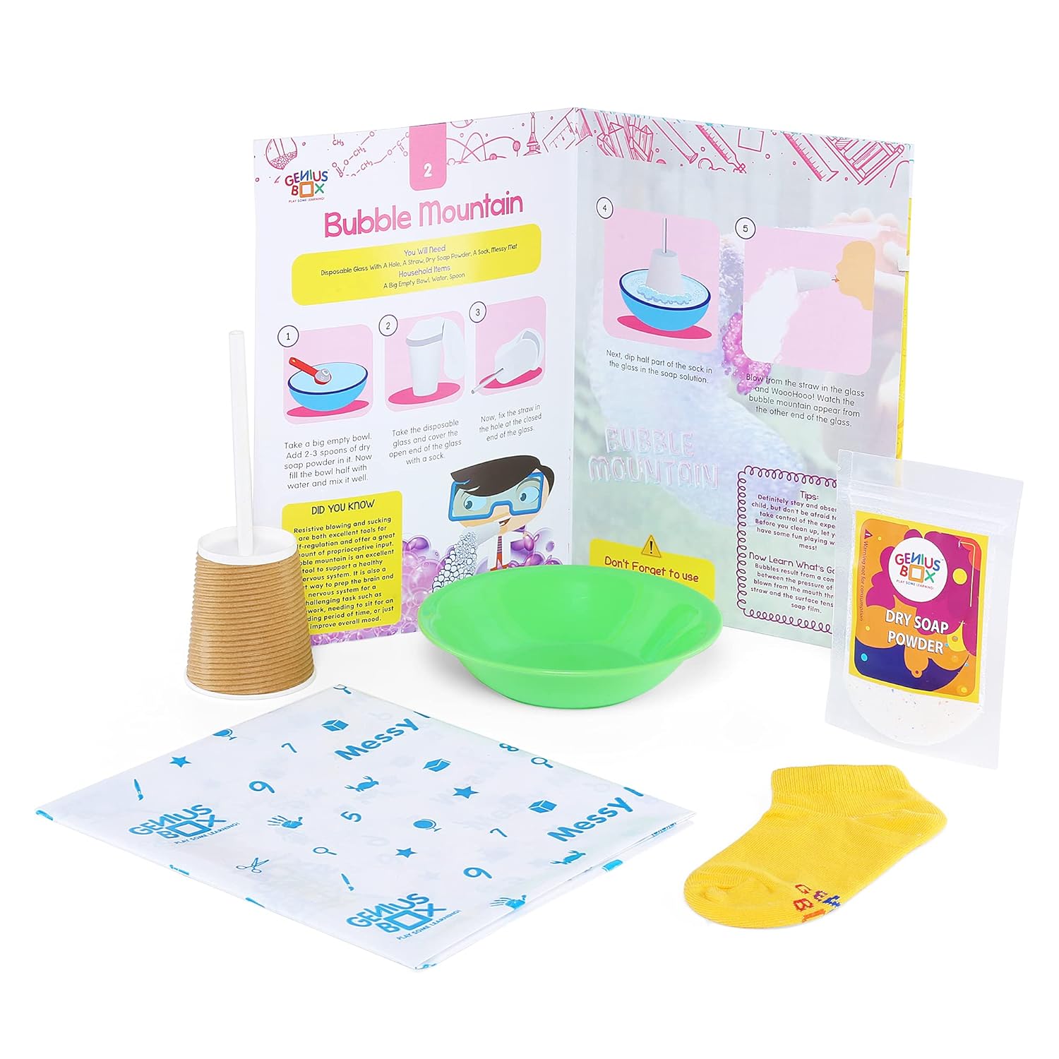 Genius Box Incredible Science Activity Kit for 4 Years and Up : DIY Kit, Educational Toy, Educational Kit, STEM Toy, Science Experiment, Learning Kit - Gifts4All