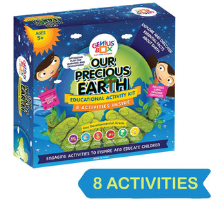 Genius Box Educational Toy for 5 Years and Up: Our Precious Earth DIY, Activity Kit, Experiment, Learning Kit, Educational Kit, STEM Toy - Gifts4All