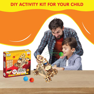 Genius Box - Play some learning Slingshot Catapult DIY Science Kit for 8 Years and Up, STEM Toy, Learning Kit, Educational and Construction Based Activity Toy - Gifts4All