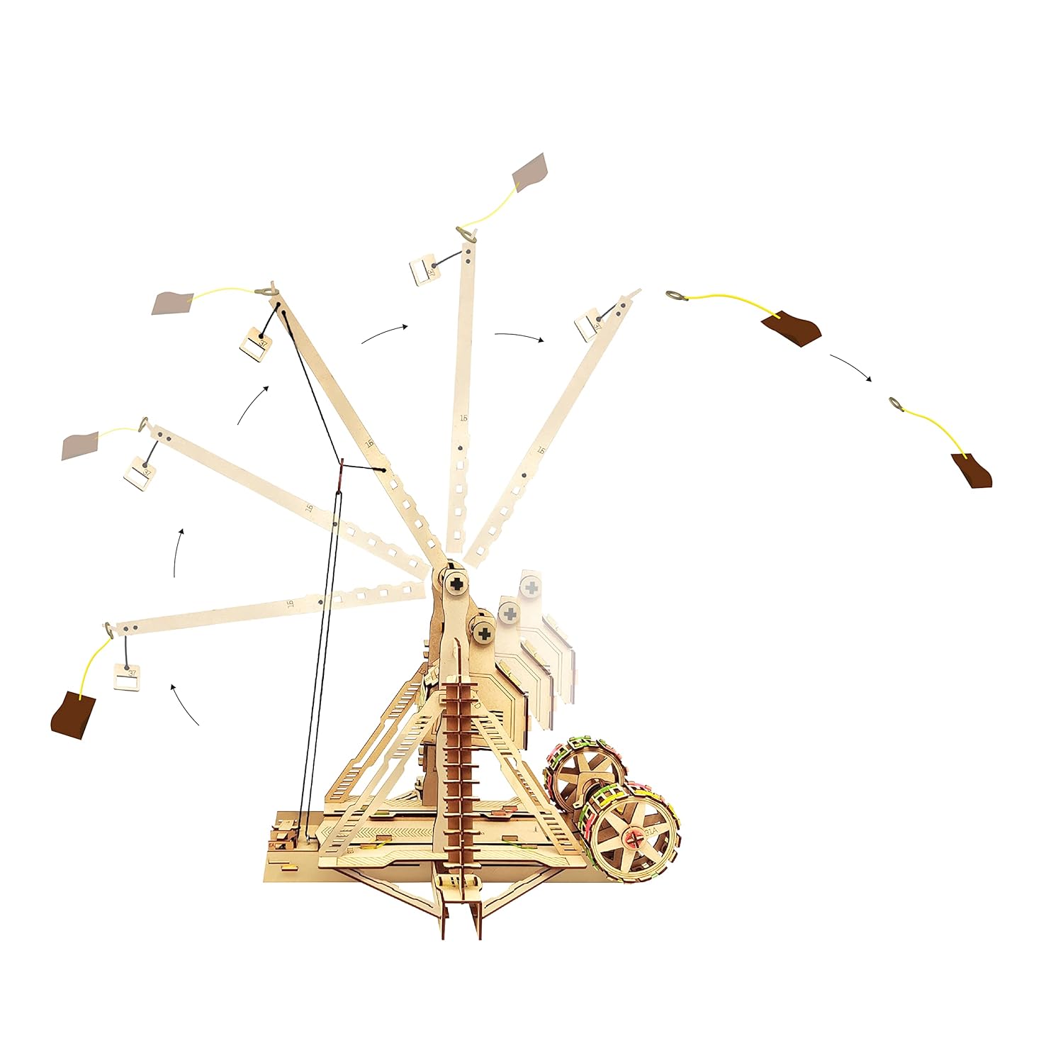 Genius Box Trebuchet Shooter DIY STEM Educational Toy and Construction Based Activity Game kit for Kids 8 to 14, Best Science Project kit Gift for Boys & Girls. - Gifts4All