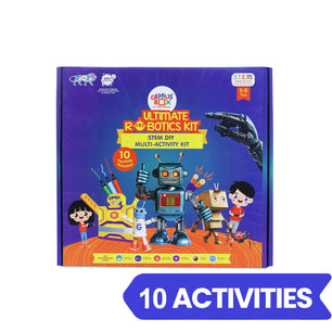 Genius Box  Play some Learning Educational Toy  for 5+ Year Age Ultimate Robotics Kit STEM DIY Learning 10 Multi Activity kit - Gifts4All